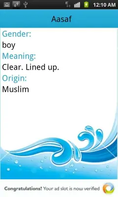 Baby Names android App screenshot 0